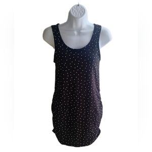Black Polka Dot Tank Top